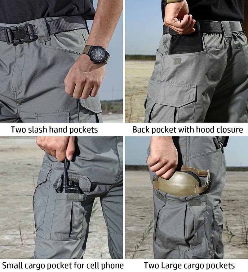 Мужские тактические брюки в военном стиле