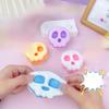Taba Squishy Kawaii Hexoween Gift  Funny Cartoon Skull Three Layers Thick Biscuit Fidgeting Kids Toys Adult Funny Holiday Gifts