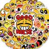 100Pc Cute Smiley Emoticon Stickers Same Cute Stickers Vtuber Luggage Stickers Mug Stickers Notebook Decoration Stickers