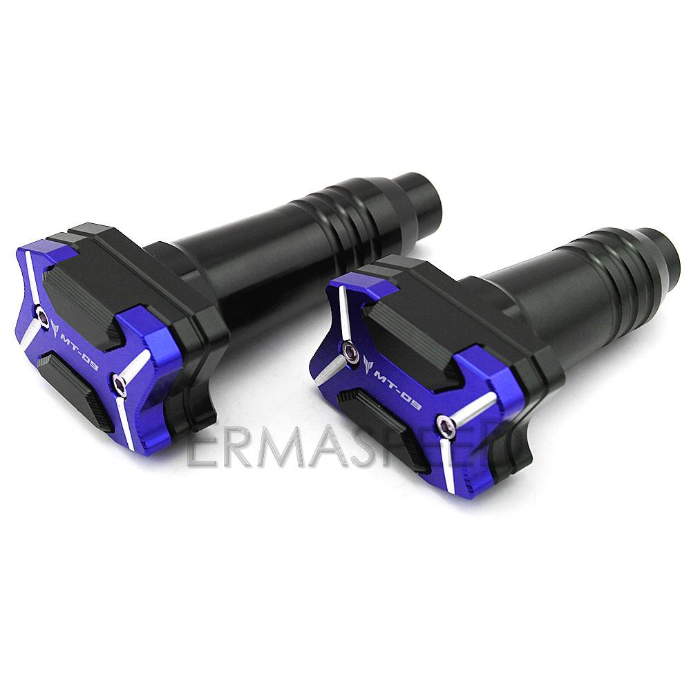 MT-09 мотоциклетная защита от падения, рама, ползунки, алюминиевые аксессуары для мотоциклов с ЧПУ для MT09