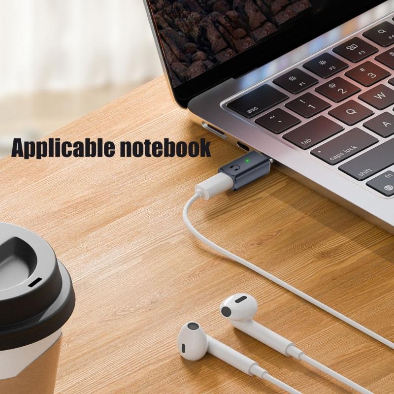 Адаптер для наушников USB Type C на 8-контактный штекер-розетку для мобильного телефона, планшета