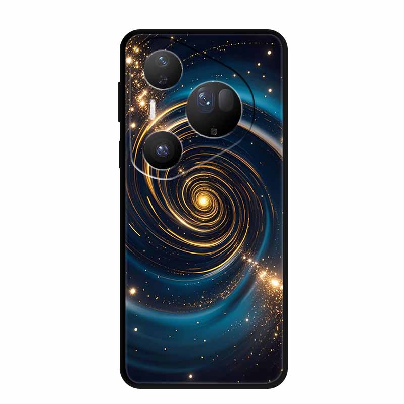 Цветочный чехол для телефона Huawei Pura 70 80 Pro Plus Силиконовый TPU чехол для Pura80 pro+ Pura70 Ultra Para Black Задняя сторона Мягкий защитный
