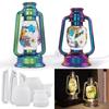 Artistic Resin Casting Mold Flexible Reusable Moulds Resin Oil Lamp Silicone Molds for Making Bedside Camping Lights