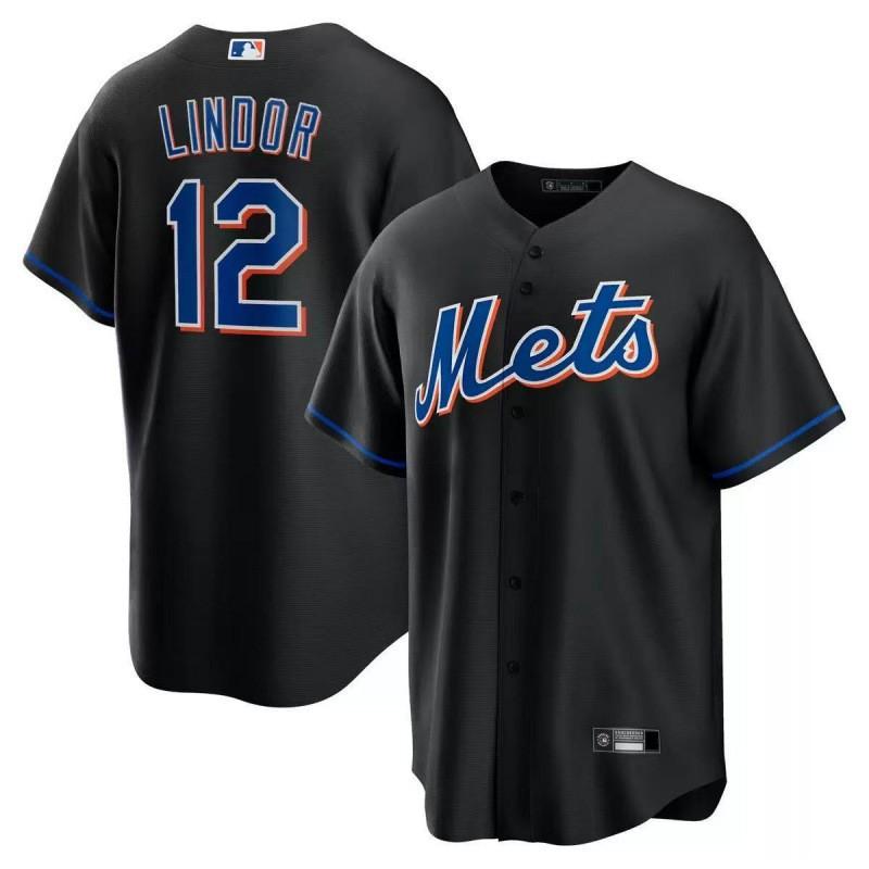2026 New York Mets Embroidered Baseball Jersey Short Sleeve Cotton Sport Tee Men Fans