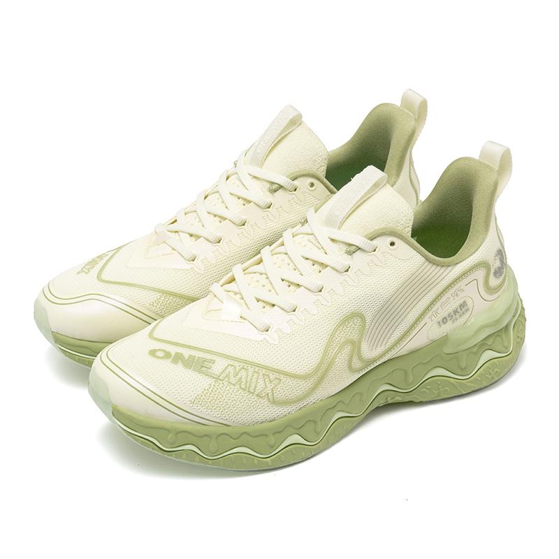 onemix O-Resilio CreamMix Дорожные кроссовки Легкие амортизирующие мужские тренировочные кроссовки на длинные дистанции