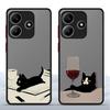 Чехол для Xiaomi Redmi Note 14 12 14C 13C 9S 13 Pro Plus A4 11 10 Funda Задняя крышка телефона Милый кот