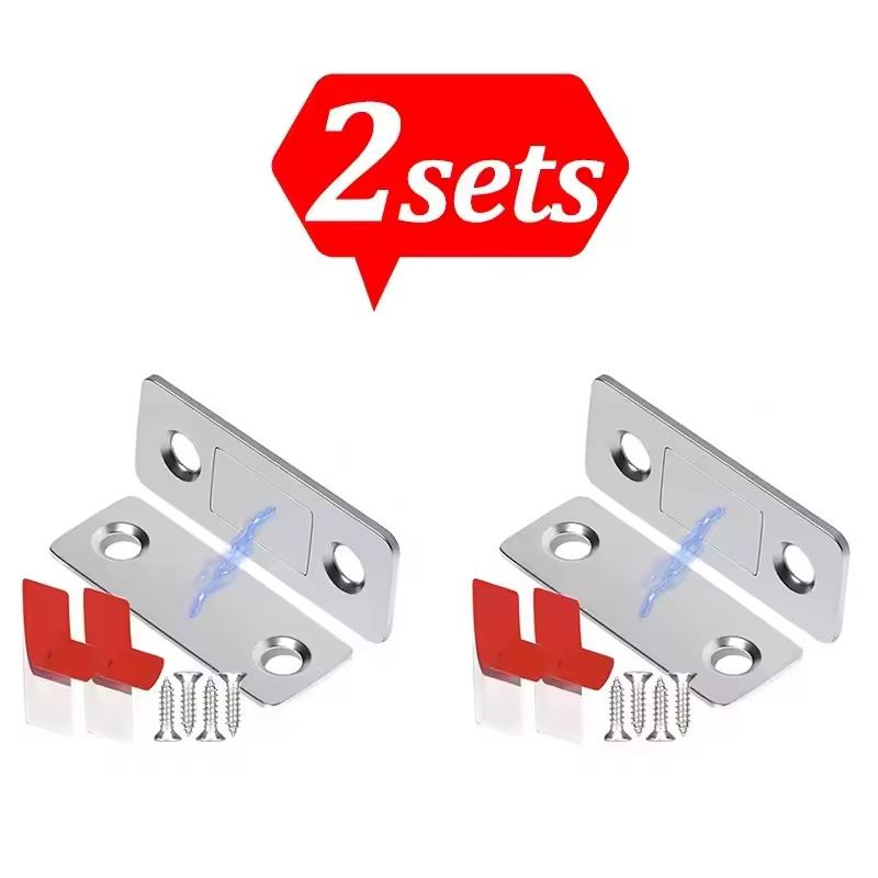 Магнитные защелки для шкафа Ультратонкие Дверные Сильные Магниты Стопор Невидимый Самоклеящийся Магнитный Замок для Ящика Кухонного Шкафа Доводчик