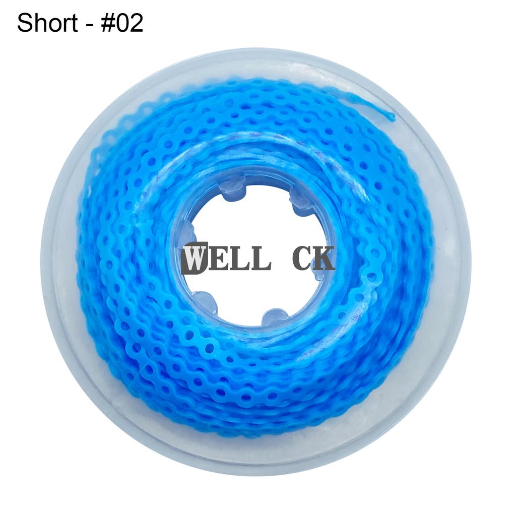 WELL CK 1Pcs Dental Orthodontic Elastic Rubber Power Chain Rubber Band Short Type