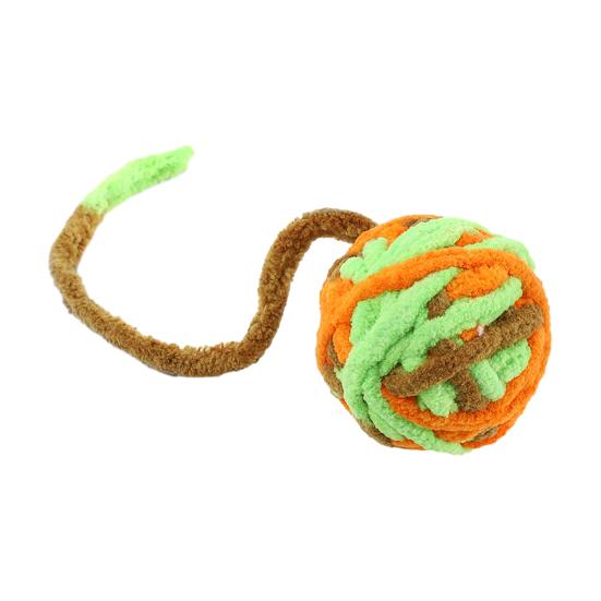 Cat Toys Plush Ball with Bell Interactive Cat Toy Lightweight Bite Resistance Toy for Indoor Cats