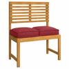 Cushions 4 pcs Burgundy 40 x 40 x 8 cm Oxford Fabric