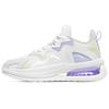 Низкие амортизирующие нескользящие износостойкие спортивные повседневные туфли женские кроссовки белые фиолетовые 122138812-2