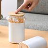 Toothpick Box Cotton Swabs Holder Tooth Pick Automatic Dispenser Press Swabs Box