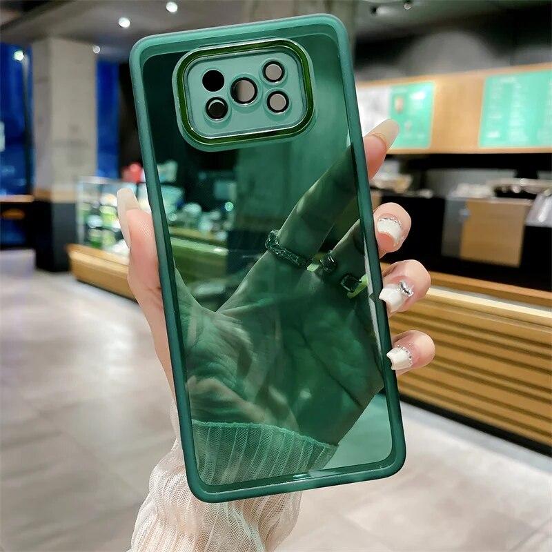 Прозрачный силиконовый чехол для Xiaomi Mi Poco X3 Pro Nfc X5 Pro Poko X 3, защитное стекло для объектива Pocox3 Pocox5 X3pro X3nfc