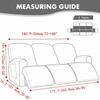 1 2 3 Seater Velvet Recliner Chair Cover Elastic Split All-inclusive Sofa Covers for Living Room Lounge Armchair Slipcovers Home
