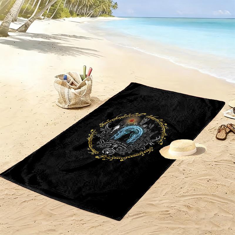 Light Darkness: Fellowship's Journey beach towel Portable for travel beach seaside swim Absorbent bath towel Fashion beach Comfort beach towel
