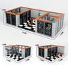302PCS Prison City Police Station Допросная комната Мини Фигурки Набор Brinquedos Аксессуары Строительные Блоки Кирпичные Игрушки