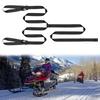 Tow Rope Heavy-Duty Safety Tool With Hook Sled Safety Snowmobile Tow Rope For Winter Off Road Adventures Camping Snowboards
