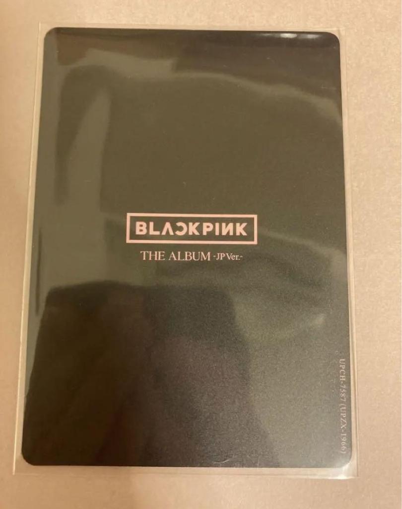 [Б/У] BLACKPINK THE ALBUM Фотокарточка Торговая карточка Bver Lisa