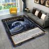 3D Monster Gold Card Cartoon Yu-Gi-Oh Anime dack magician Game Carpet Rug for Bedroom Living Room Home Sofa Decoration,Floor Mat