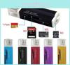 Стильный золотой USB 2.0 картридер «все в 1» для нескольких карт памяти с универсальными вариантами хранения