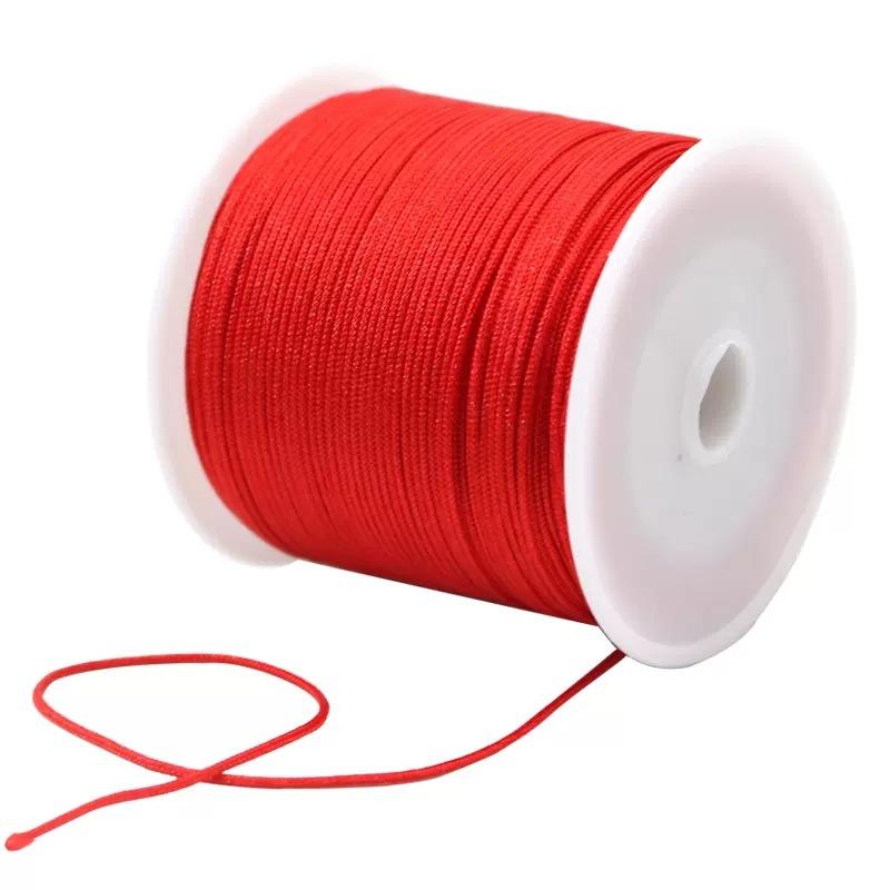 Прядь синего шелка, плетеный браслет для волос, нефритовая нить, сшитый своими руками, браслет, ожерелье, кулон, шнурок, красная веревка