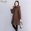 Winter Women's Coat Long Thickened Warm Cotton Padded Parka Ladies Jacket