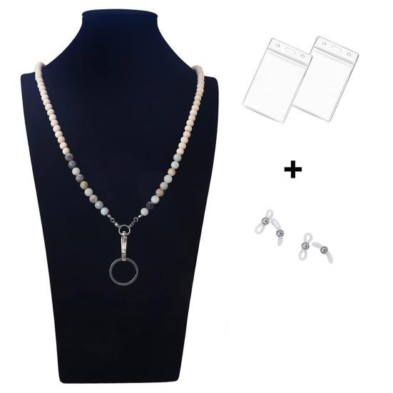 Красочные деревянные бусины учитель шнурок держатель удостоверения личности выдвижной значок катушка ключи очки