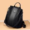 Women's Soft Leather Anti-theft Backpack  Luxury Designer  School Backpack  Large Capacity  Ladies Travel Bags  New Fashion
