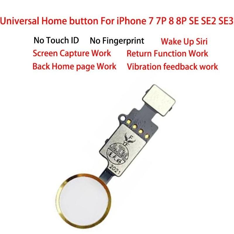 20PCS Universal Back Return Function For iPhone 7 7G 8 8G Plus Home Button Flex Cable No Touch ID