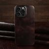 Прочный Чехол из Натуральной Кожи Для iphone15Pro Max 14 Pro 13 12mini 11 Чехол для Мобильного Телефона Ударопрочный Задняя Защита Coque etui