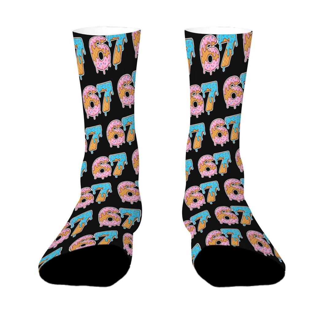 Модные, теплые и интересные носки с шестью или семью дизайнами для бабушки