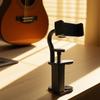 Guitar Phone Holder Hands-Free Thick Guitar Cellphone Mount Multi-Purpose Guitar Camera Clamp for Microphones Stand/Smartphones