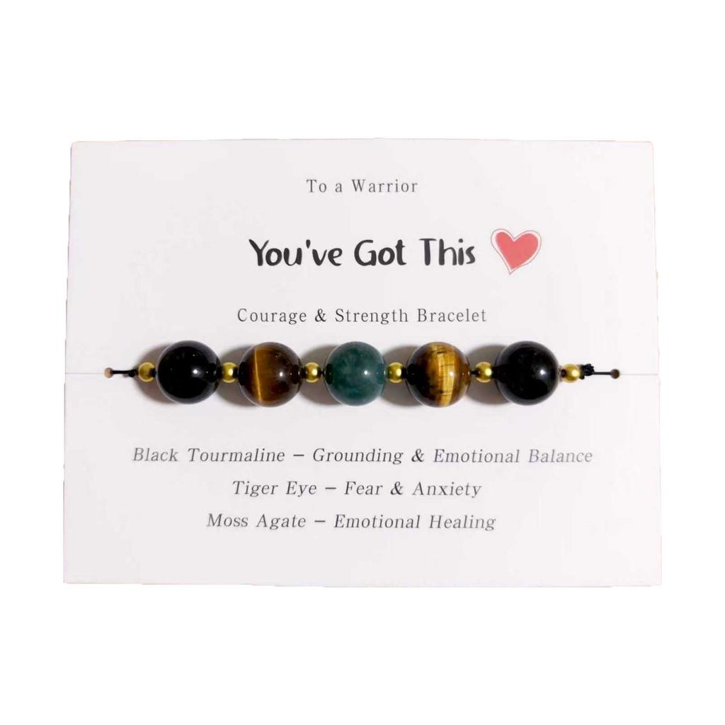 Браслет ручной работы «Смелость и сила»