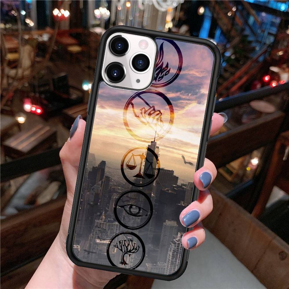 Чехол для телефона Фильм D-Divergent Силикон PC+TPU Для Для IPhone 11 12 13 14 15 16 Plus Pro Max Чехол