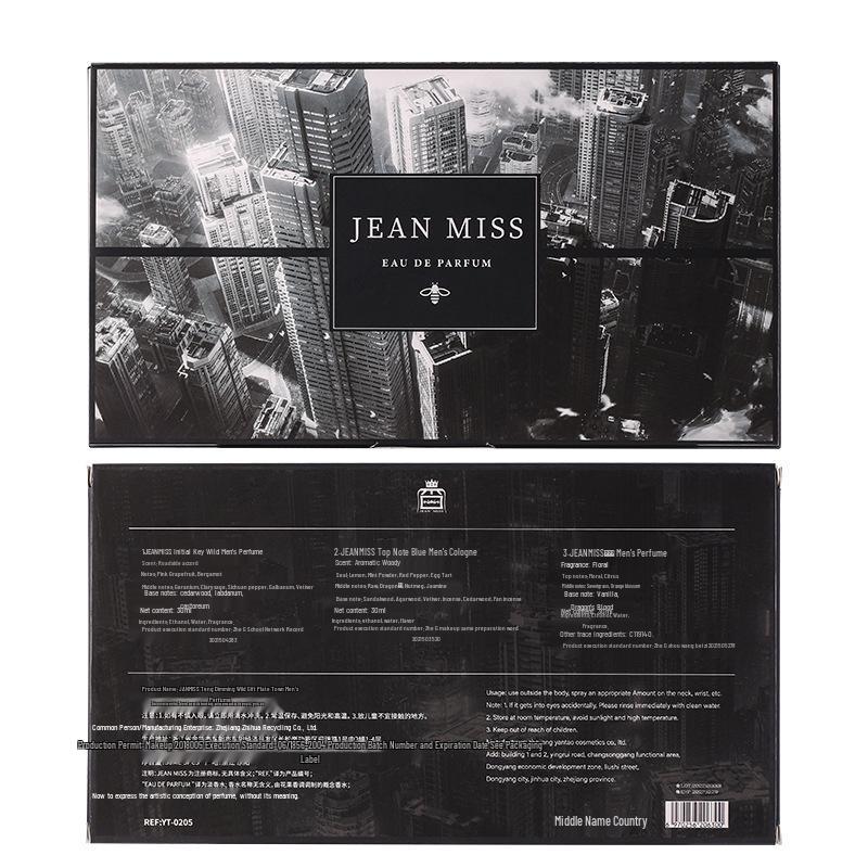 Azure Мужская Стойкая Туалетная Вода: Землистый и древесный набор из 3 предметов - Коллекция ароматов Вьетнама.