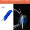 Ziciner 4 Pcs Car Door Open Reflective Stickers Night Visibility Safety Warning Auto Anti-Collision