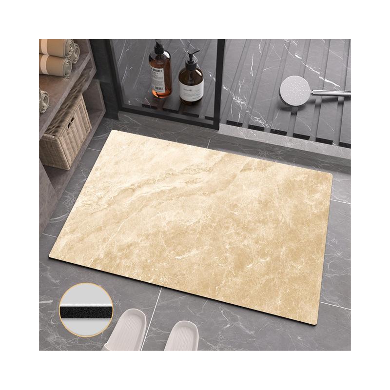 Коврик для туалета Nordic Marble Diatom Mud, быстросохнущий, впитывающий, для ног, нескользящий коврик для ванной комнаты