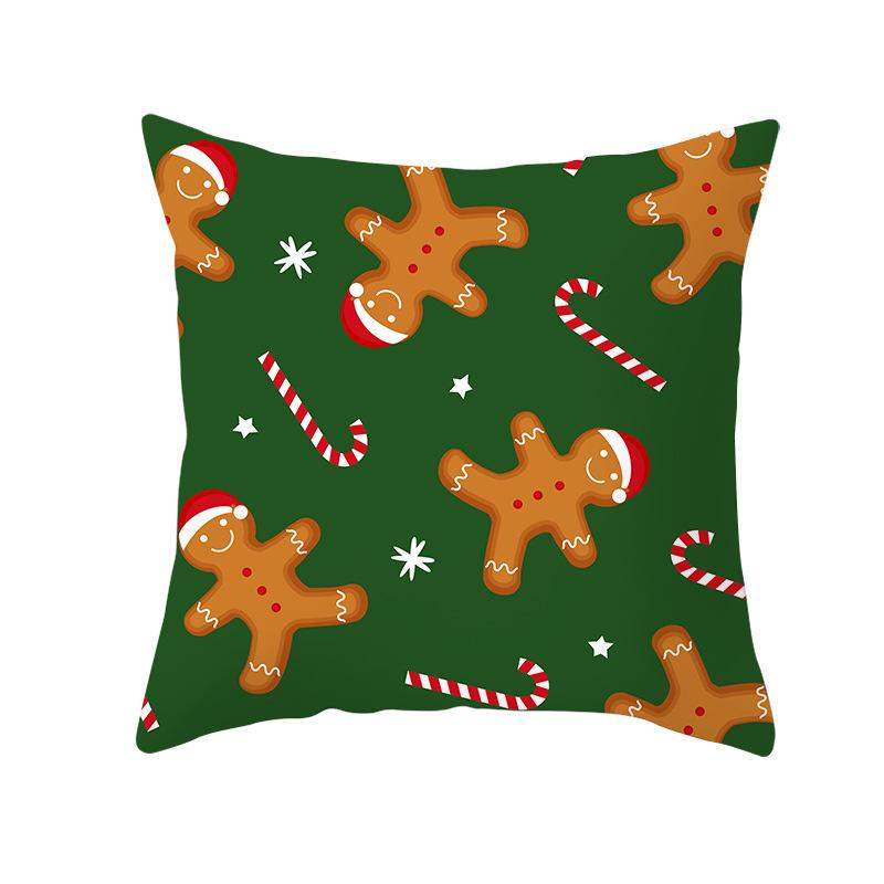 Fresh Green Christmas Pillow Cover Home Ornament Pillow Sleeping Pillow Cushion Cover Premium Durable Quality Useful
