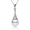Temperament Female Pearl Pendant, Female Silver-plated Jewelry, Water Drop Fashion
