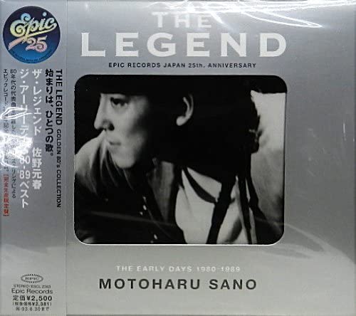CD MOTOHARU SANO LEGEND ESCL2363 Epic 2002 Япония ObiЯпонский Поп-Рок Б/у