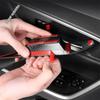 Car Inner Door Handle Bowl Frame Decoration Cover Trim For TOYOTA RAV4 RAV 4 XA50  - 2025 ABS Red / Carbon Fiber Accessories