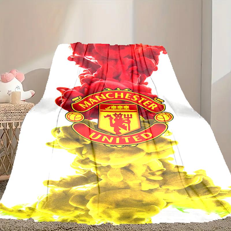 [Manchester United Manchester City Blanket] Soft Throw Blanket for Bed Sofa, Holiday Gift Blanket for Women Men Family Friend