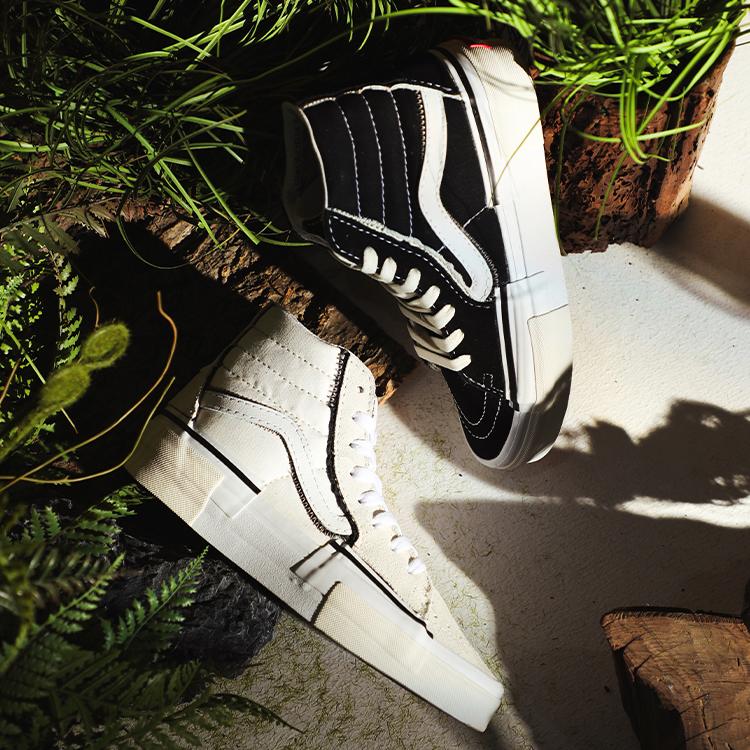 Vans Sk8-Hi Reconstruct - Marshmallow кроссовки унисекс белые VN0005UKQJM