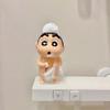 Crayon Shin-chan Figure Himan Figure Ornament Desktop Nohara Shinosuke Model Doll Bathing Shin-chan GK