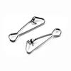 100pcs Stainless Steel Fishhook Line Lure Snap Fishing Rolling Swivels Rings  Fishing Tackle