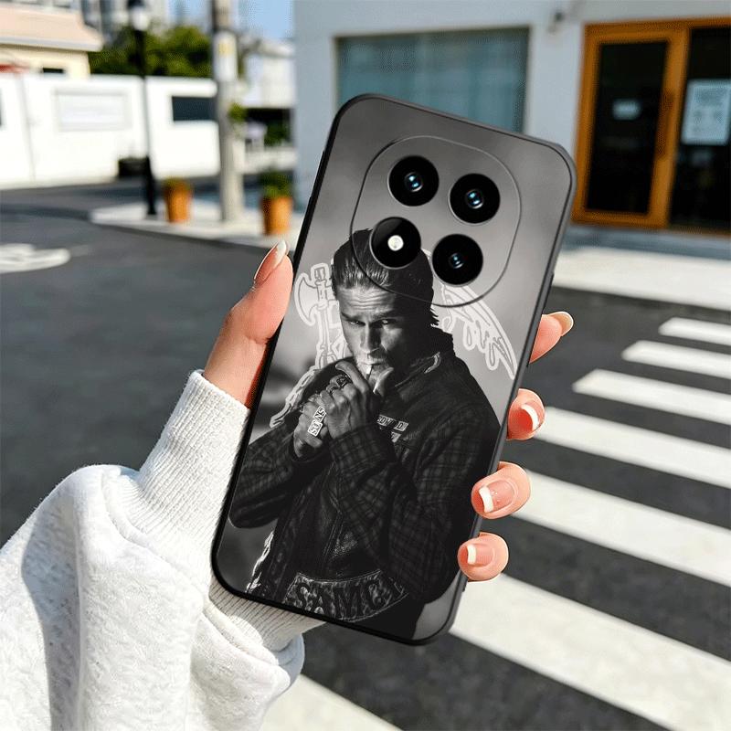 Мягкий чехол для телефона Sons Of Anarchy для Xiaomi Redmi Note 12 13 14 15 Pro Plus 11 12S 11S 11T 10 4G Черный чехол Задняя крышка