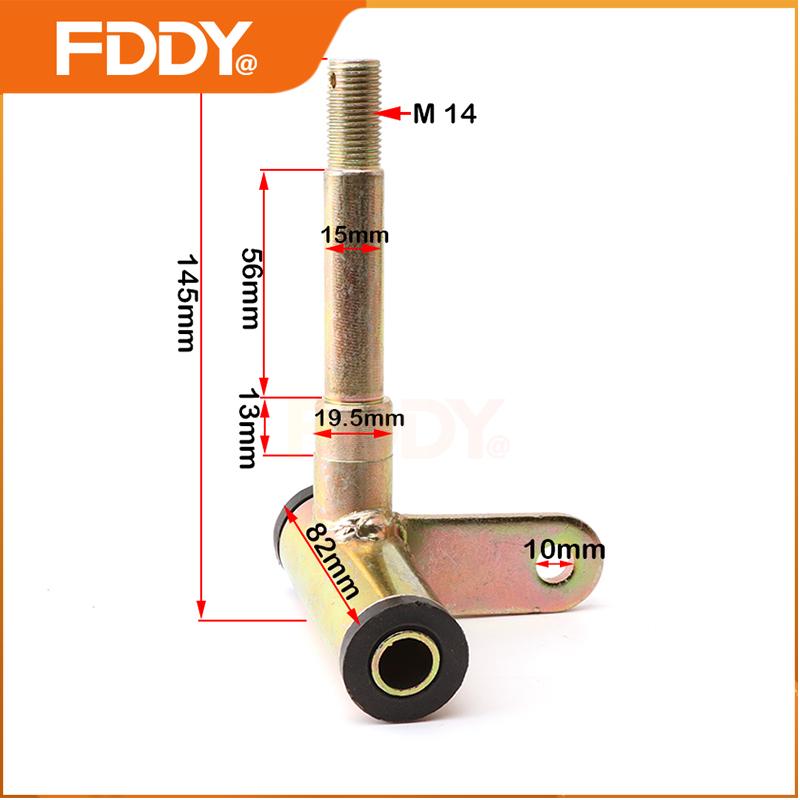 FDDY A Pair 15mm Front Steering Strut Knuckle Spindle For DIY 49cc 50cc 70cc 90cc 110cc 125CC ATV Go Kart UTV Buggy Quad Bike Pa