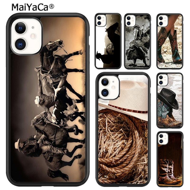 MaiYaCa Extreme Sport Rodeo Cowboy Lasso Phone Case For iPhone 17 Air 16 16e 15 14 plus 11 12 13 pro max Shell Cover coque