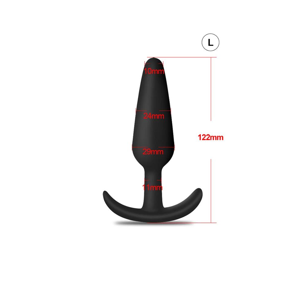 4pcs/set Beginner Butt Plug for Men Silicone Anal Plug Prostate Massager Bullet Vibrator Adult Goods Sex Toy for Men Women Gay