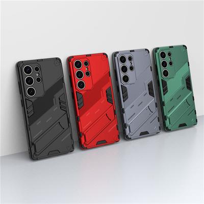 Чехол для Samsung Galaxy S25 Ultra Чехол для Samsung S25 Plus Панк Стиль Броня Держатель Бампер Чехлы для Телефона Для Samsung S25 Ultra Funda